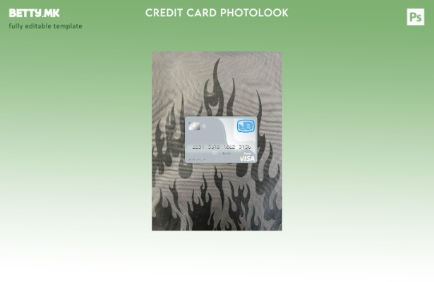 модерен стил Бангладеш Џаната банка виза картичка photolook пред шаблон